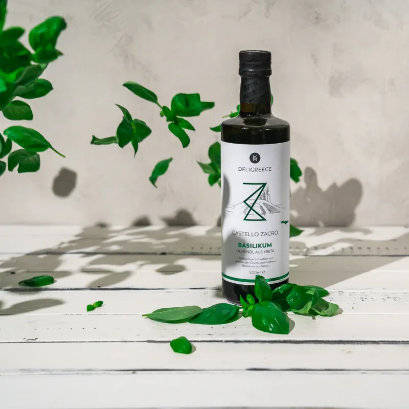 Castello Zacro Basilikum-Olivenöl  250ml