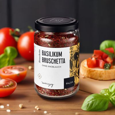 Basilikum Bruschetta 85g Glas