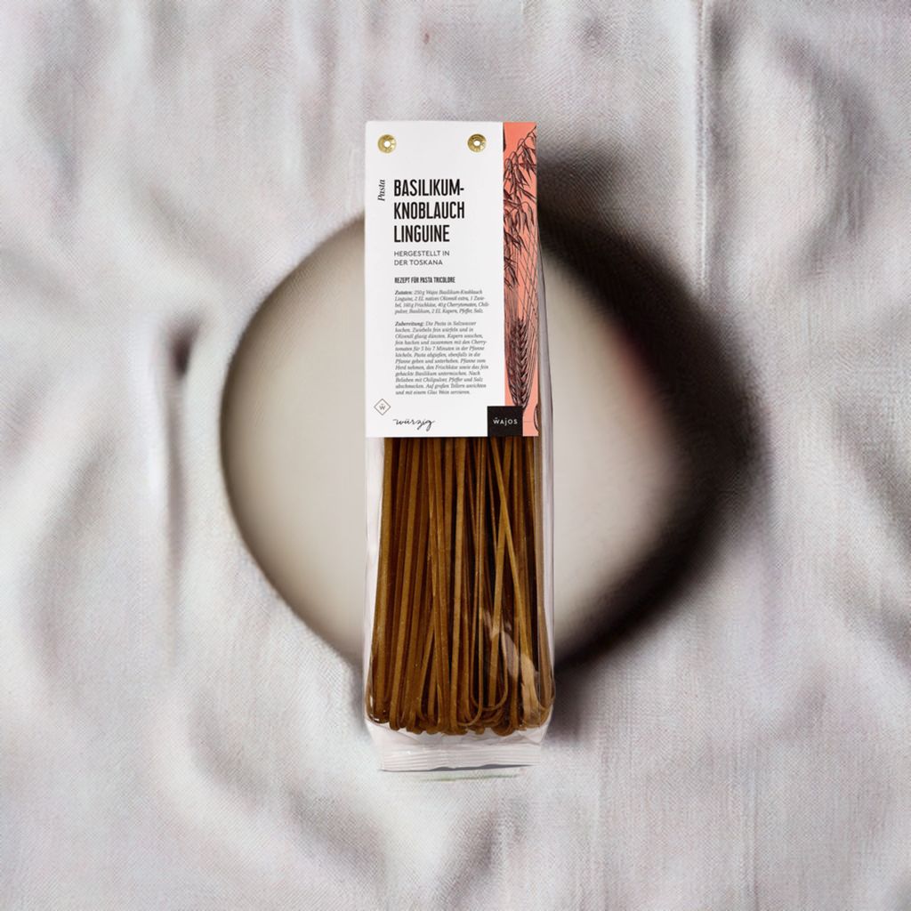 Basilikum-Knoblauch Linguine