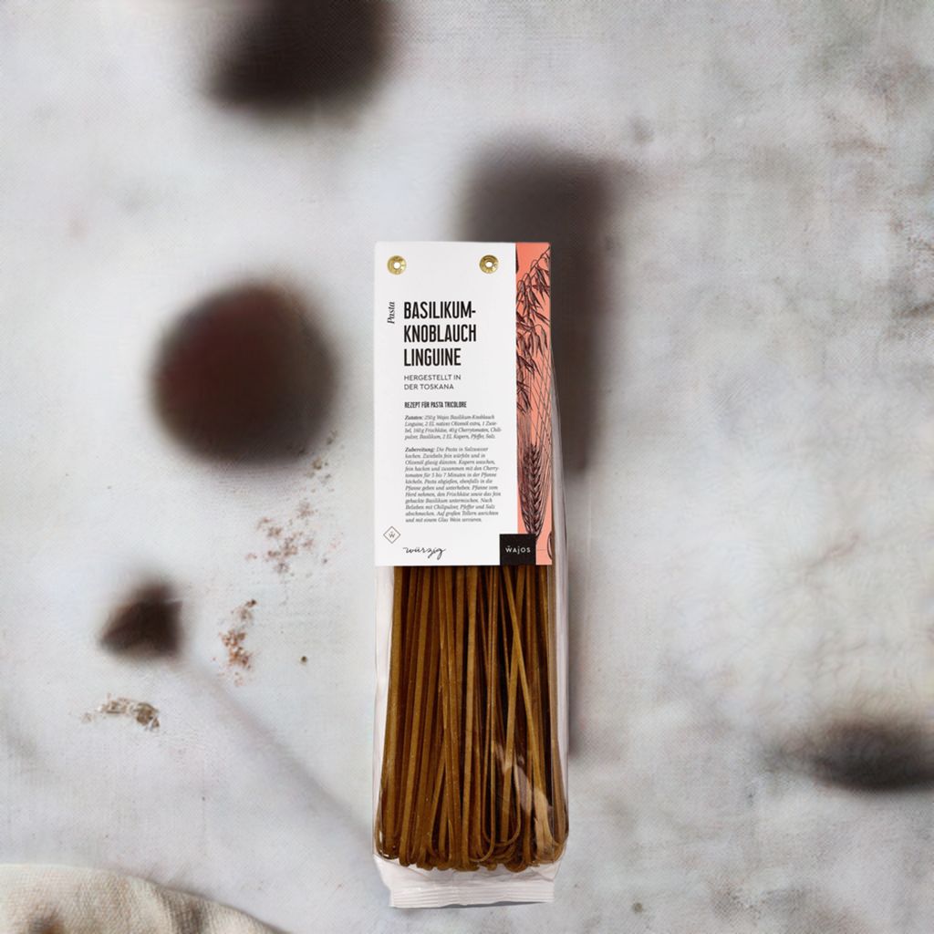 Basilikum-Knoblauch Linguine