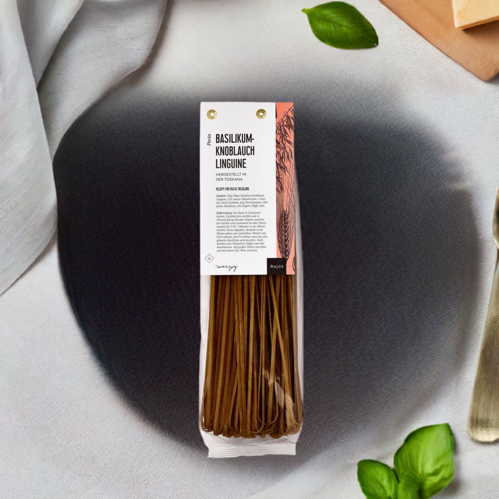 Basilikum-Knoblauch Linguine