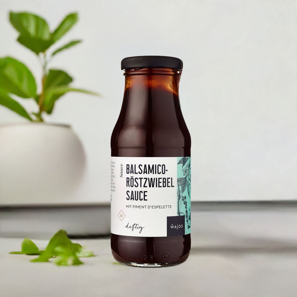 Balsamico-Röstzwiebel Sauce mit Piment d´ Espelette 245ml