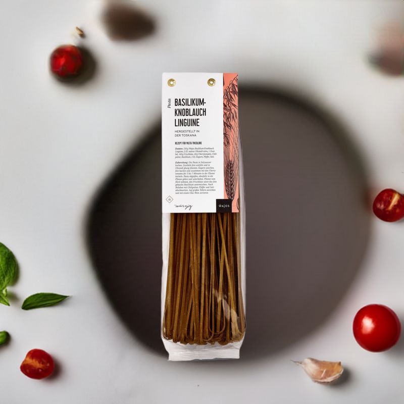 Basilikum-Knoblauch Linguine