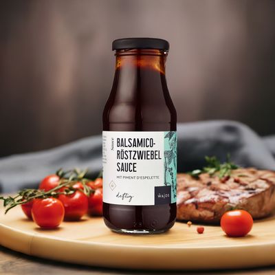 Balsamico-Röstzwiebel Sauce mit Piment d´ Espelette 245ml