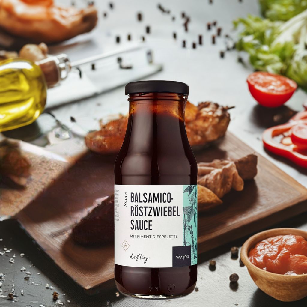 Balsamico-Röstzwiebel Sauce mit Piment d´ Espelette 245ml