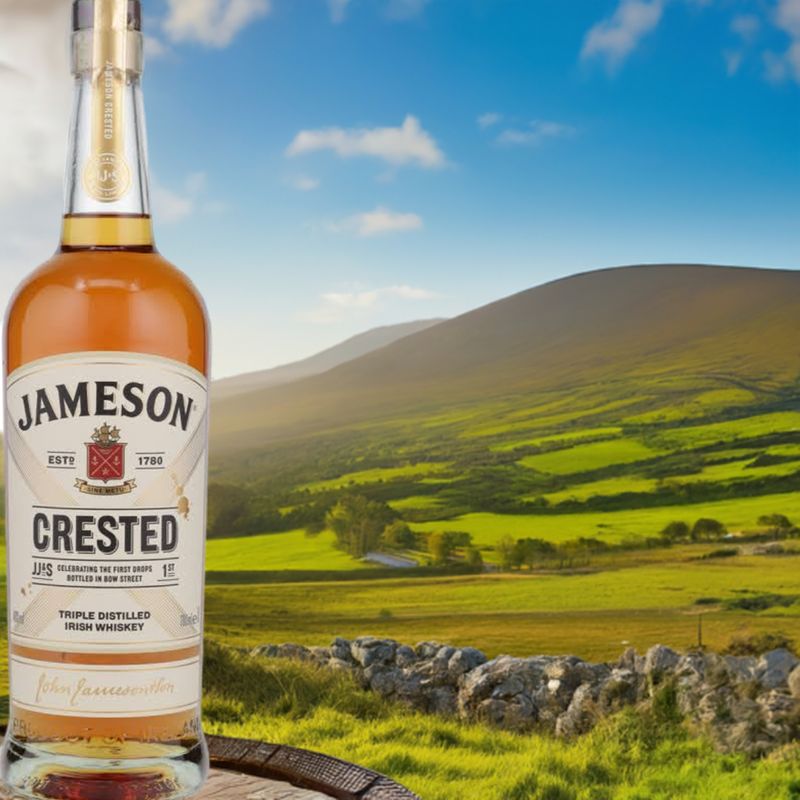 Jameson Crested Blended Irish Whiskey 40% 0.7l