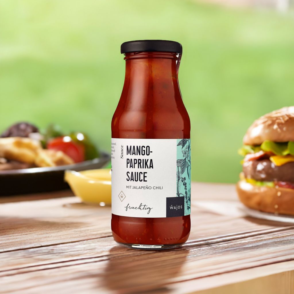 Mango Paprika Sauce 245ml Flasche