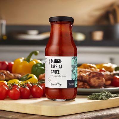 Mango Paprika Sauce 245ml Flasche