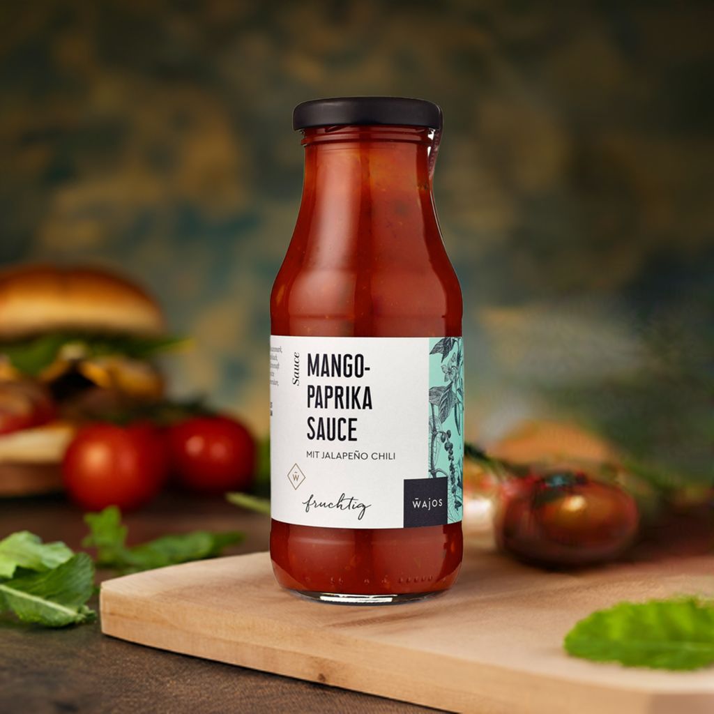 Mango Paprika Sauce 245ml Flasche
