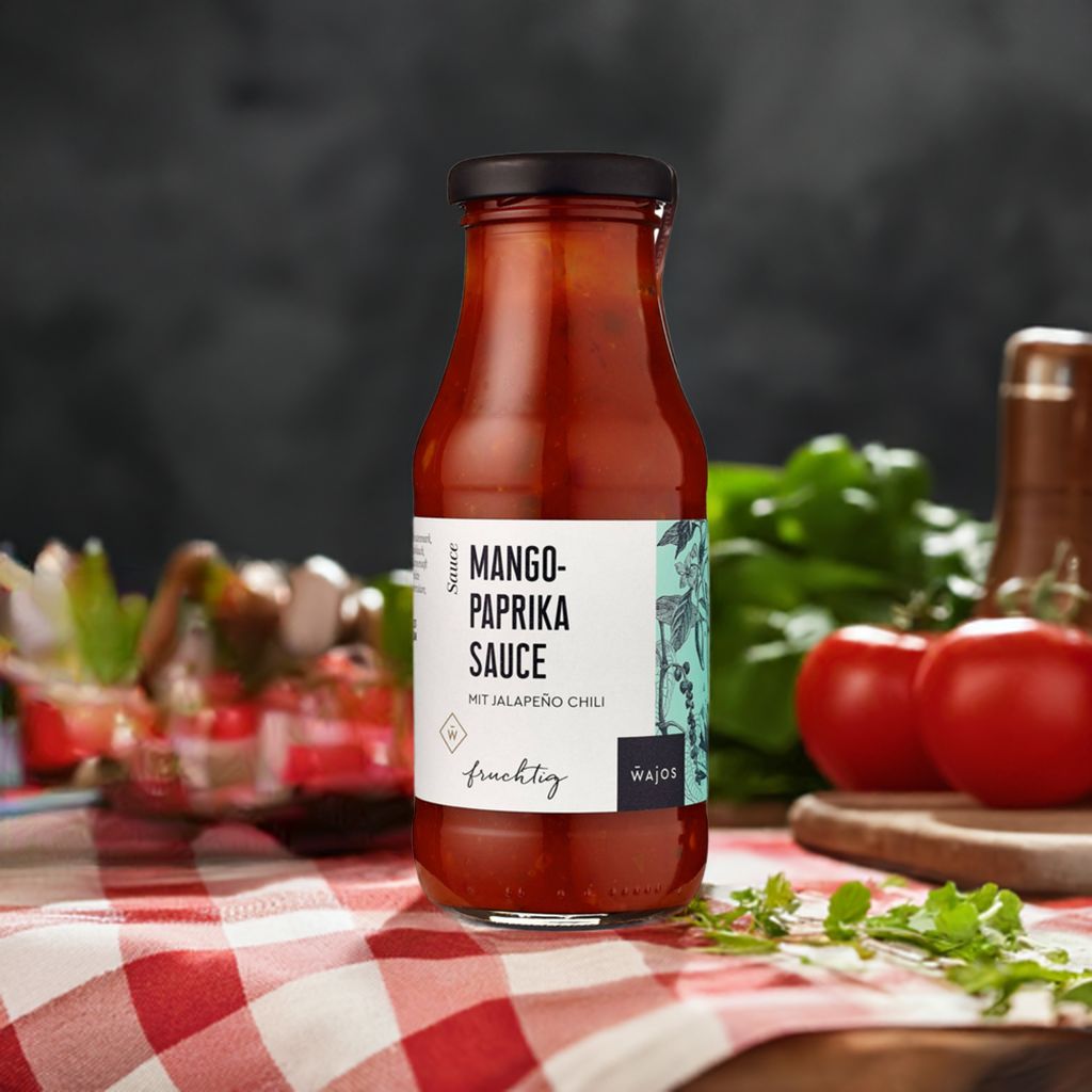 Mango Paprika Sauce 245ml Flasche