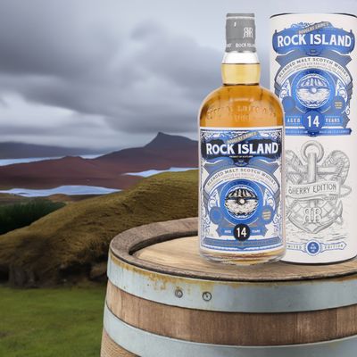 Rock Island Sherry 14 Y.O. Island Blended Malt in GP 46.8% 0.7l
