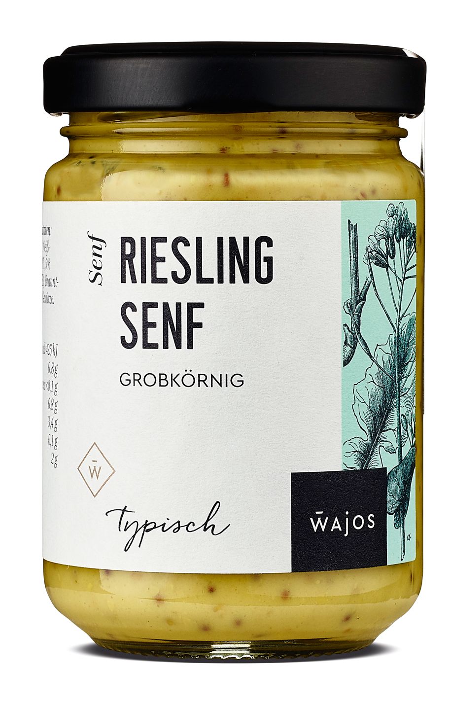 Wajos – Riesling Senf 140ml (alc. 0,8% vol)