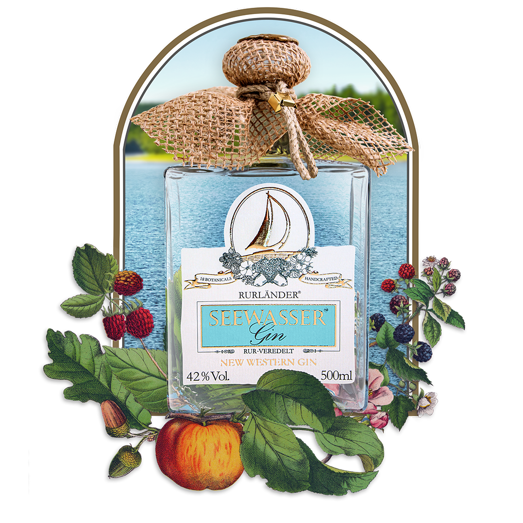 Rurländer Seewasser Gin 0,5L/42% Vol.