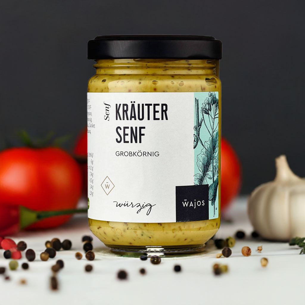 Wajos – Kräuter Senf 140ml