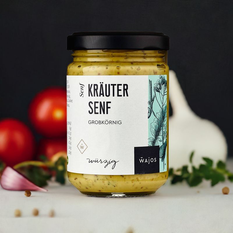 Wajos – Kräuter Senf 140ml