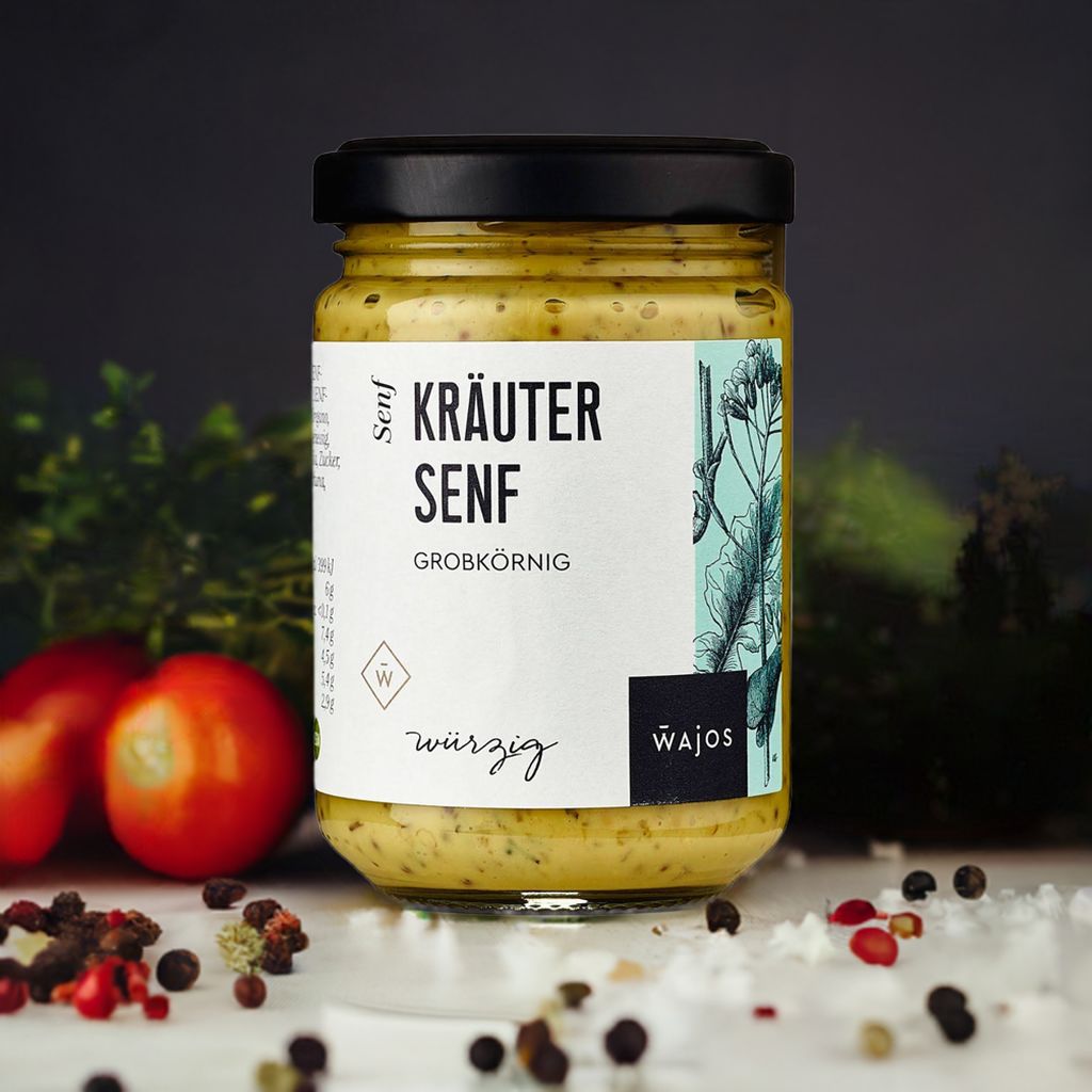 Wajos – Kräuter Senf 140ml