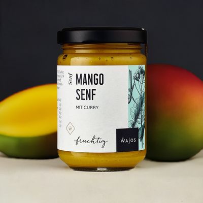 Wajos – Mango Senf mit Curry 140ml