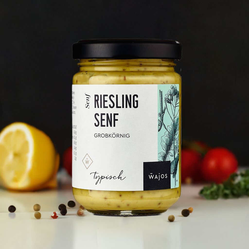 Wajos – Riesling Senf 140ml (alc. 0,8% vol)
