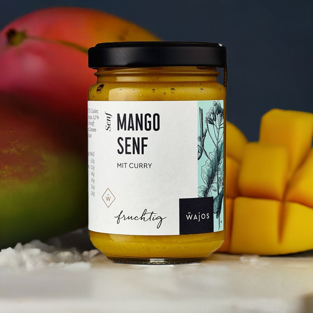Wajos – Mango Senf mit Curry 140ml