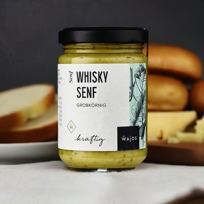 Wajos – Whisky Senf 140ml (alc. 1,8% vol)