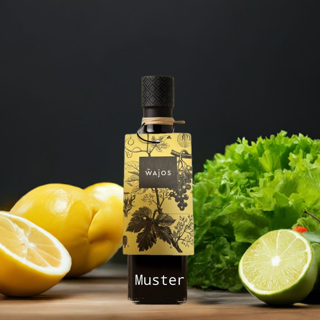 Zitrone-Basilikum Crema - Essigzubereitung (3% Säure) 250ml
