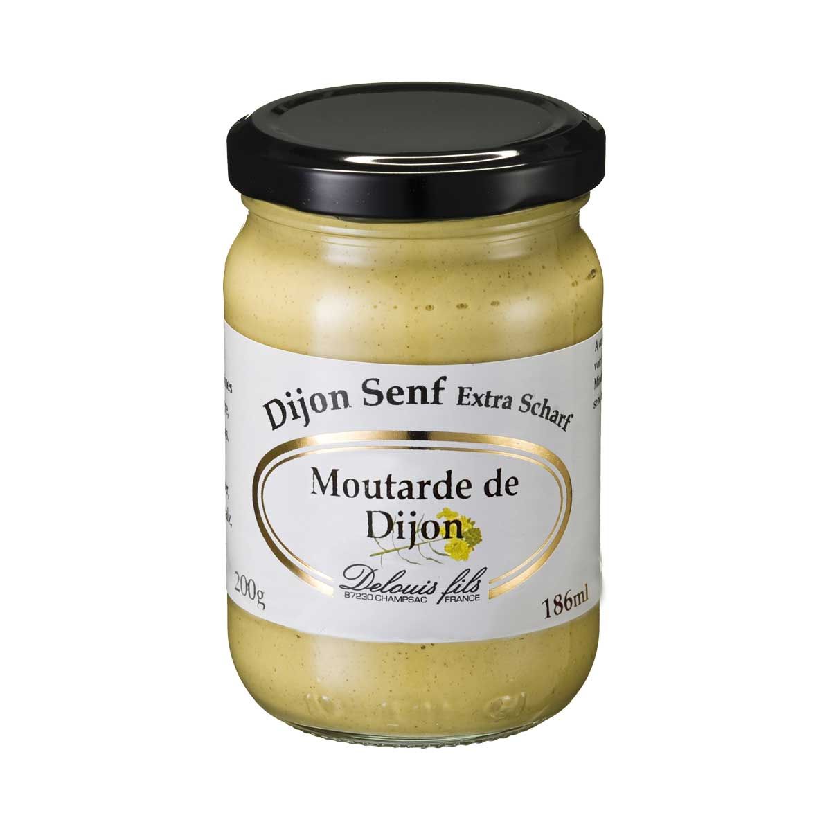 Delouis - Dijon Senf (extra scharf) 200g/186ml