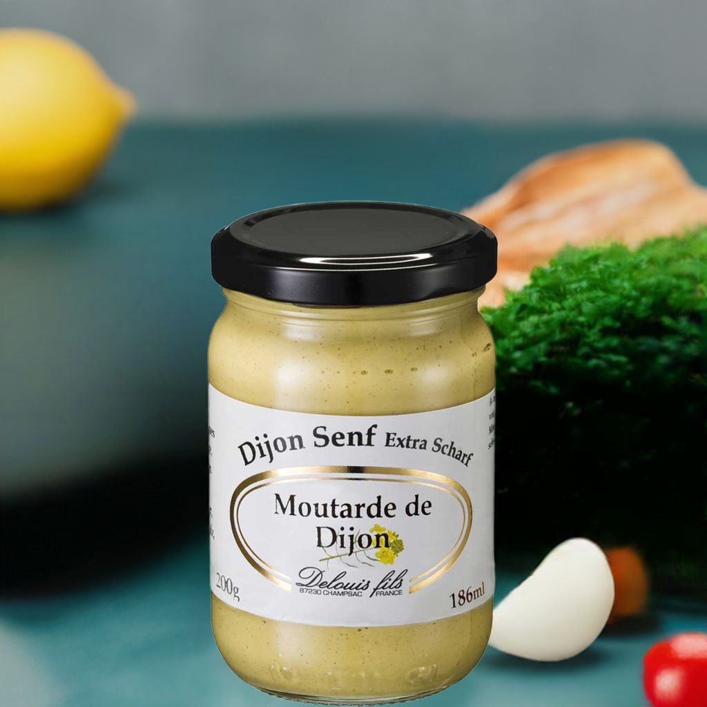 Delouis - Dijon Senf (extra scharf) 200g/186ml
