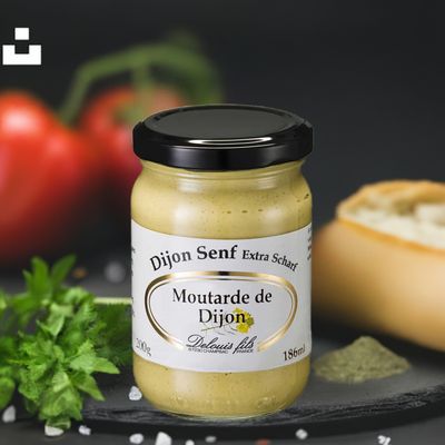 Delouis - Dijon Senf (extra scharf) 200g/186ml