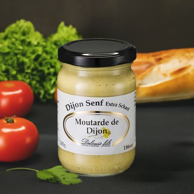 Delouis - Dijon Senf (extra scharf) 200g/186ml