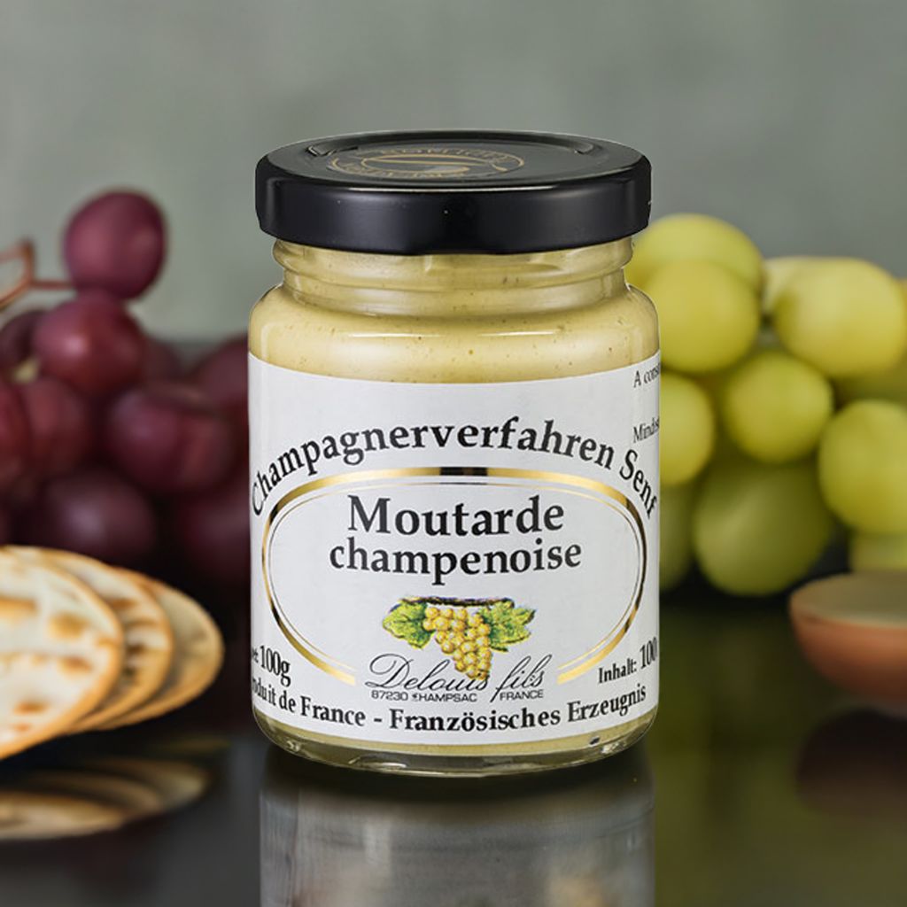 Delouis – Senf mit Champagne Wein 100g