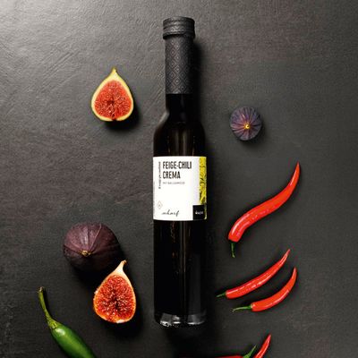 Feigen Chili Crema mit Balsamico, 250 ml Flasche