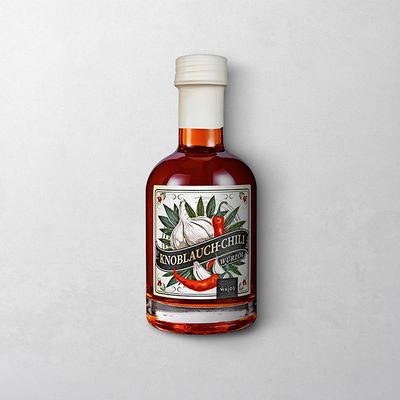 Knoblauch-Chili Würzöl 250 ml mit nativem Olivenöl extra