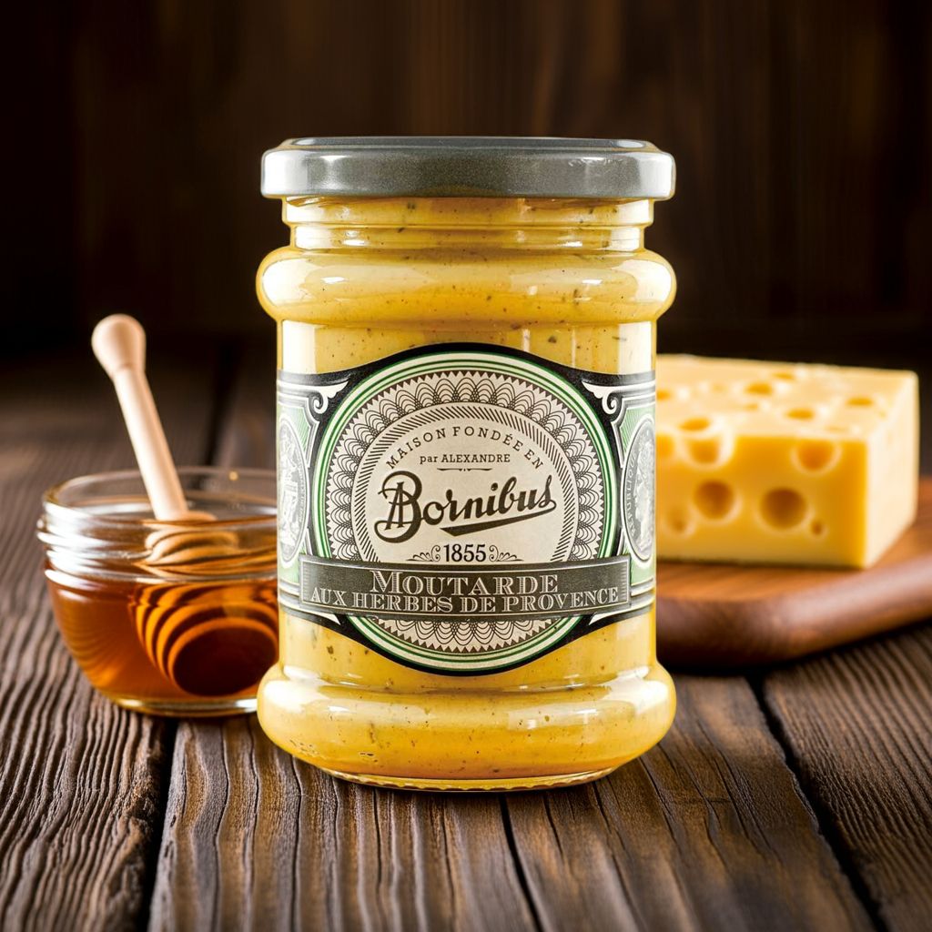 BORNIBUS – Honig Senf 270 g aus Frankreich