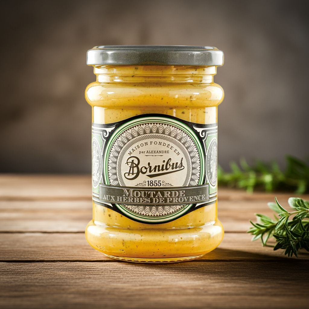 BORNIBUS – Senf mit Kräutern der Provence 250 g
