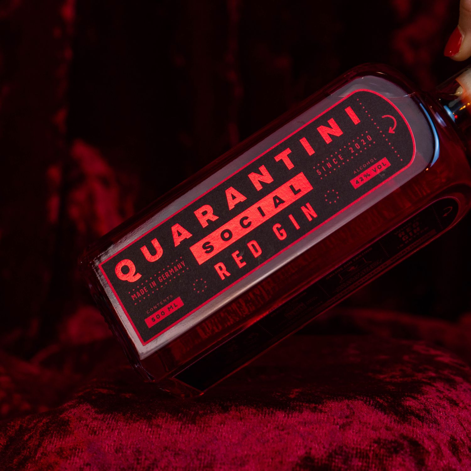Quarantini - Red Gin 42% vol Alc
