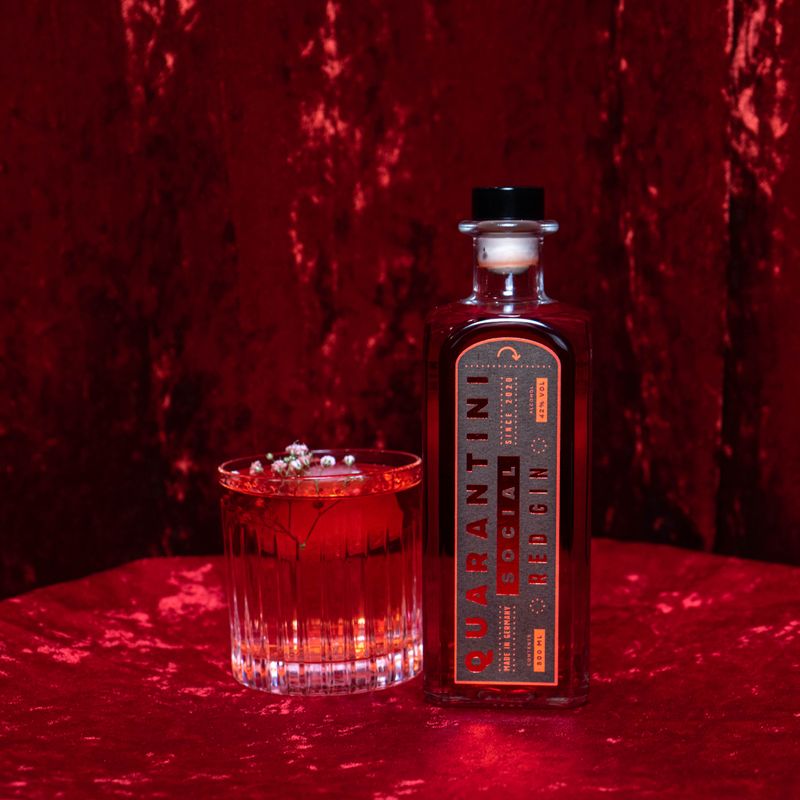 Quarantini - Red Gin Vergin Alkoholfrei