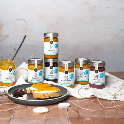 Grischicher Aufstrich aus 85% Frucht mit 35% weniger Zucker