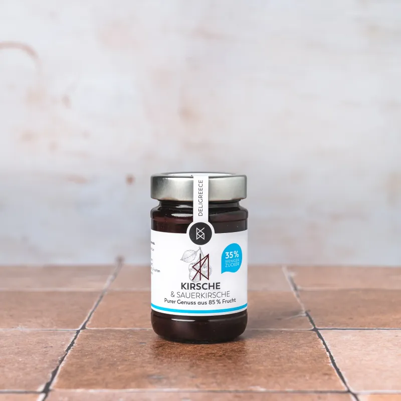 Kirsch Aufstrich 85% Frucht - 35% weniger Zucker