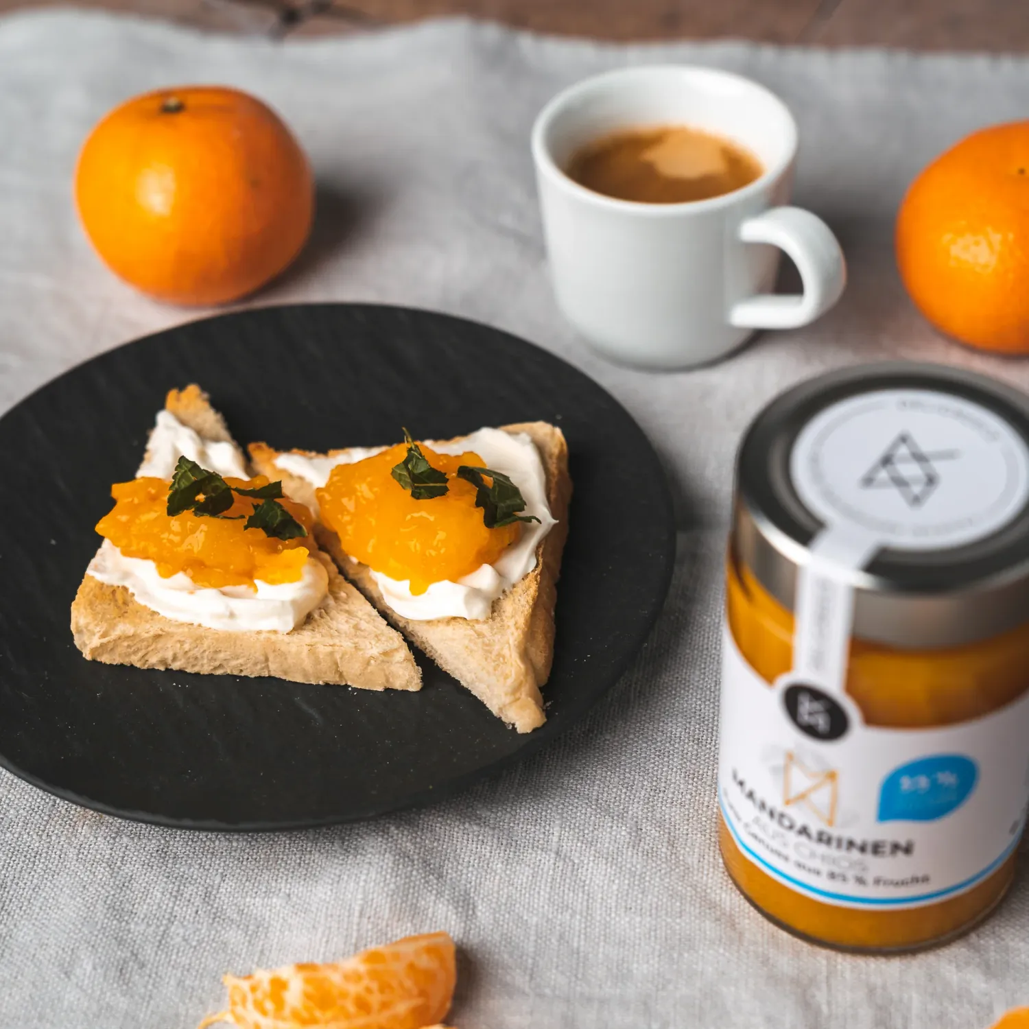 MANDARINEN Aufstrich 85% Frucht - 35% weniger Zucker
