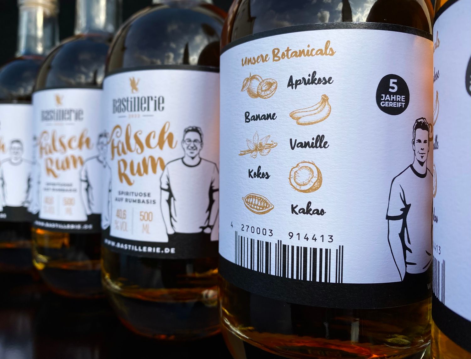 Bastillerie - Falscher Rum 500ml, 40,6% vol.