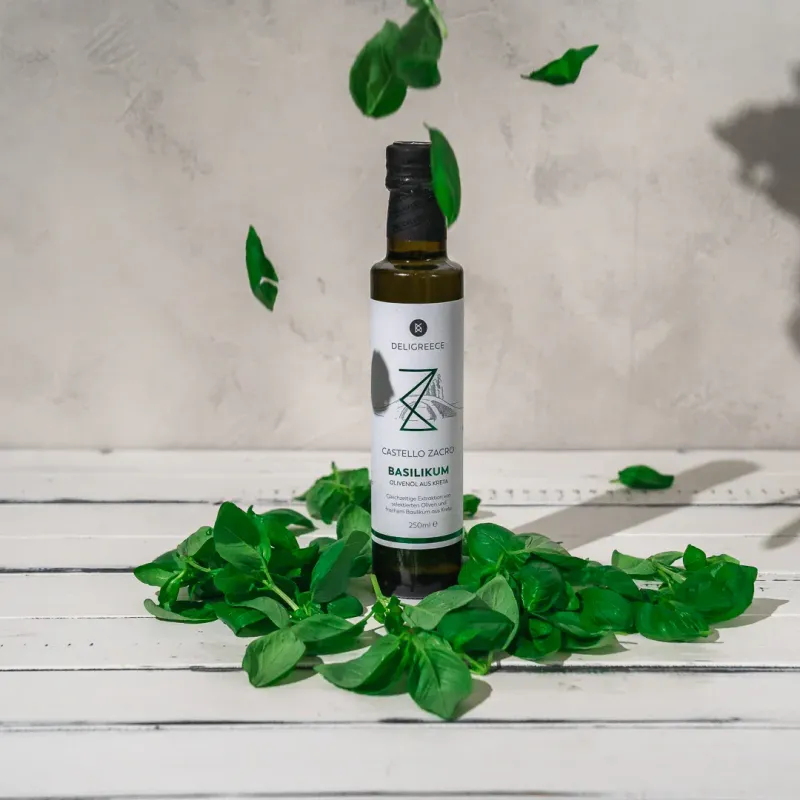 Castello Zacro Basilikum-Olivenöl  250ml