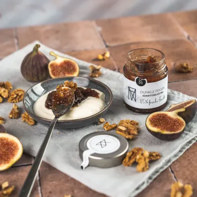 Dunkle Feigen Chutney 80% - 180g Glas