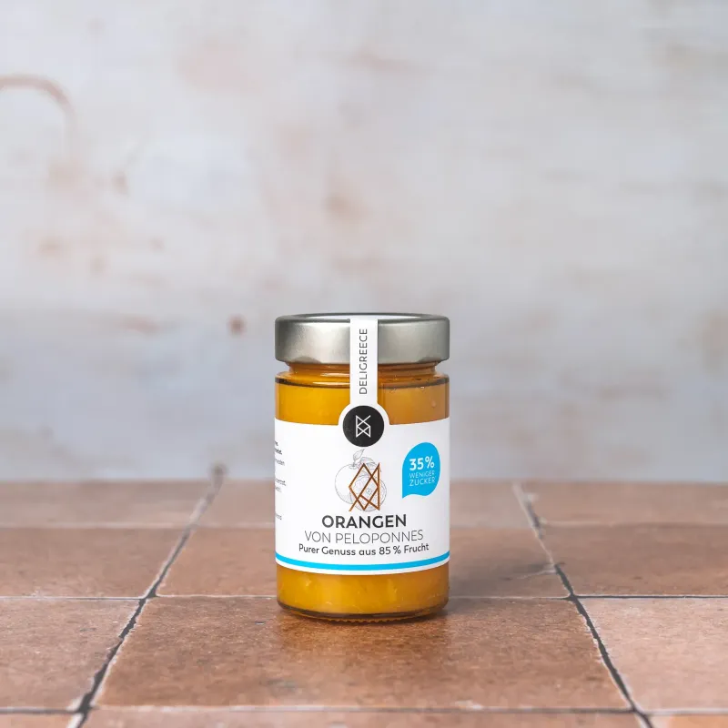 Orangen Aufstrich 85% Frucht - 35% weniger Zucker