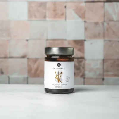 Kalamata Oliven - Mit Stein 320g Glas