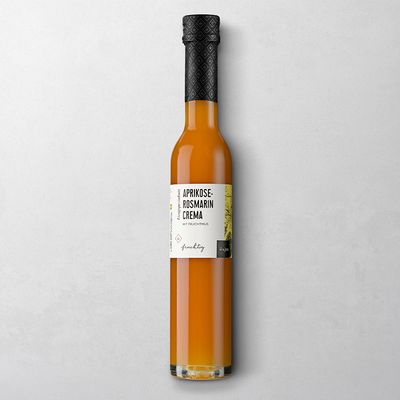Aprikose-Rosmarin Crema 250ml - Essigzubereitung (3% Säure) Aprikose-Rosmarin Crema 250ml - Essigzubereitung (3% Säure)