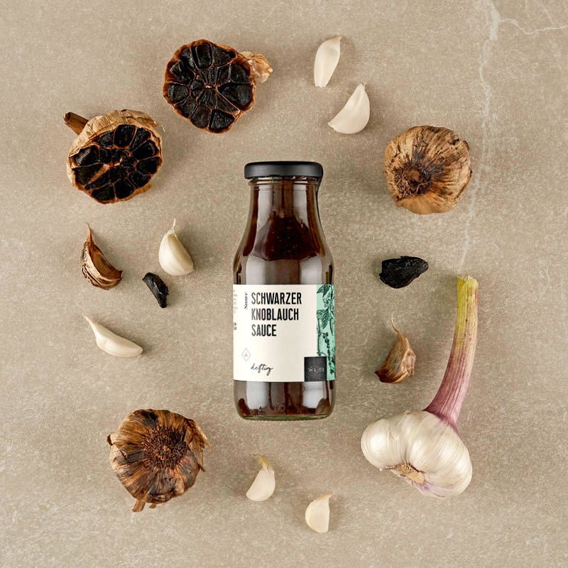 Schwarzer Knoblauch Sauce
