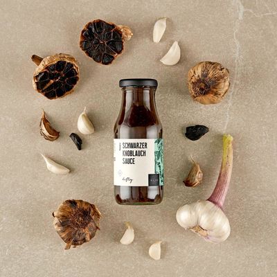 Schwarzer Knoblauch Sauce