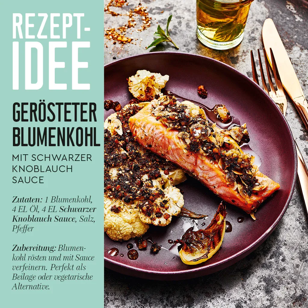 Schwarzer Knoblauch Sauce