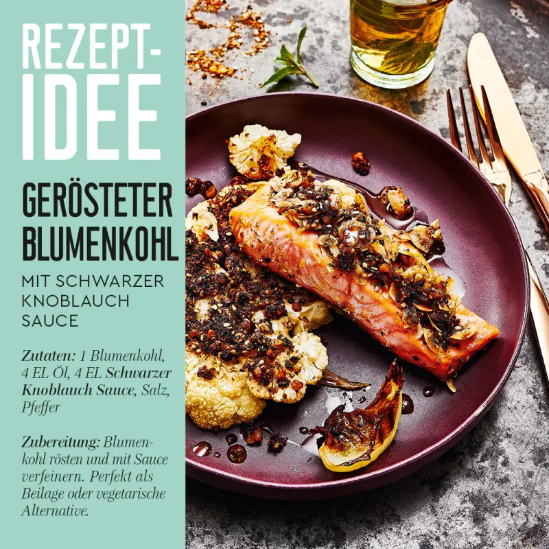 Schwarzer Knoblauch Sauce