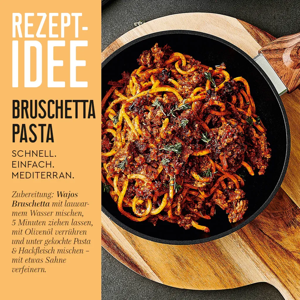 Bruschetta al Formaggio mit Basilikum 90g